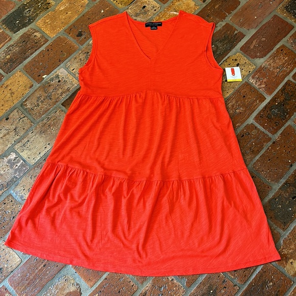 Social Standard by Sanctuary V-Neck, Knit Tiered Dress szM   NWT - Picture 9 of 13
